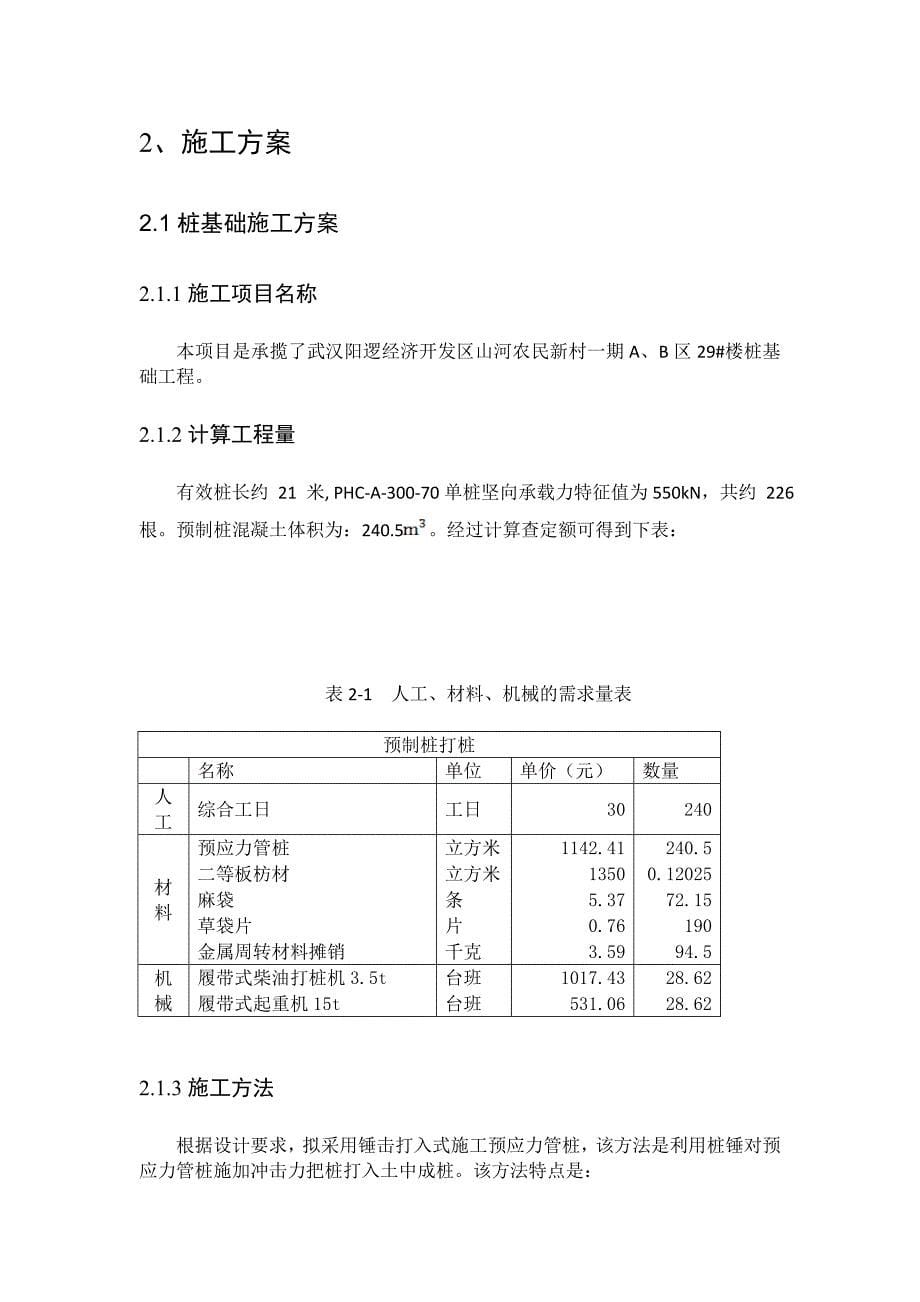 武汉理工大学施工组织学设计_第5页