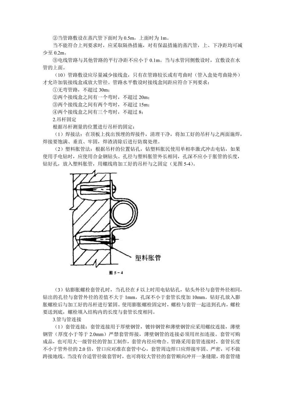 吊顶内管路敷设工程_第5页