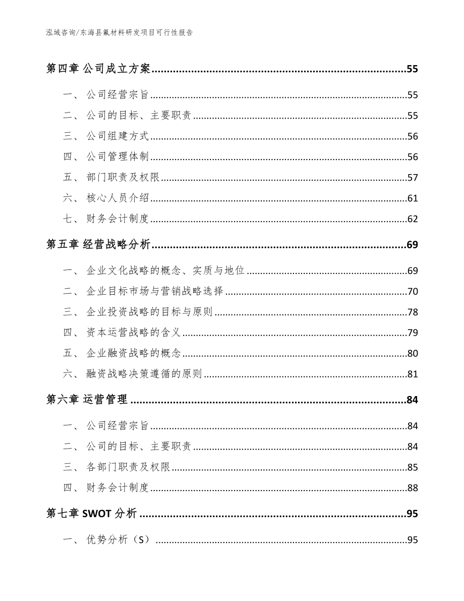 东海县氟材料研发项目可行性报告（参考模板）_第4页