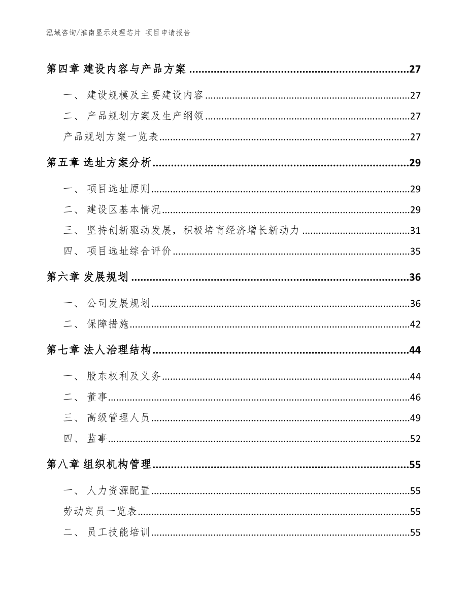 淮南显示处理芯片 项目申请报告（范文）_第2页