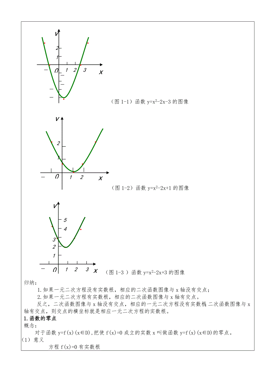 高中数学教案必修1第十讲：函数与方程_第2页