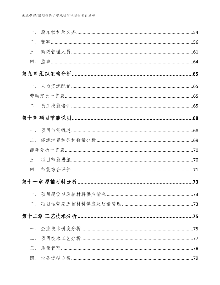 信阳钠离子电池研发项目投资计划书（模板范文）_第3页