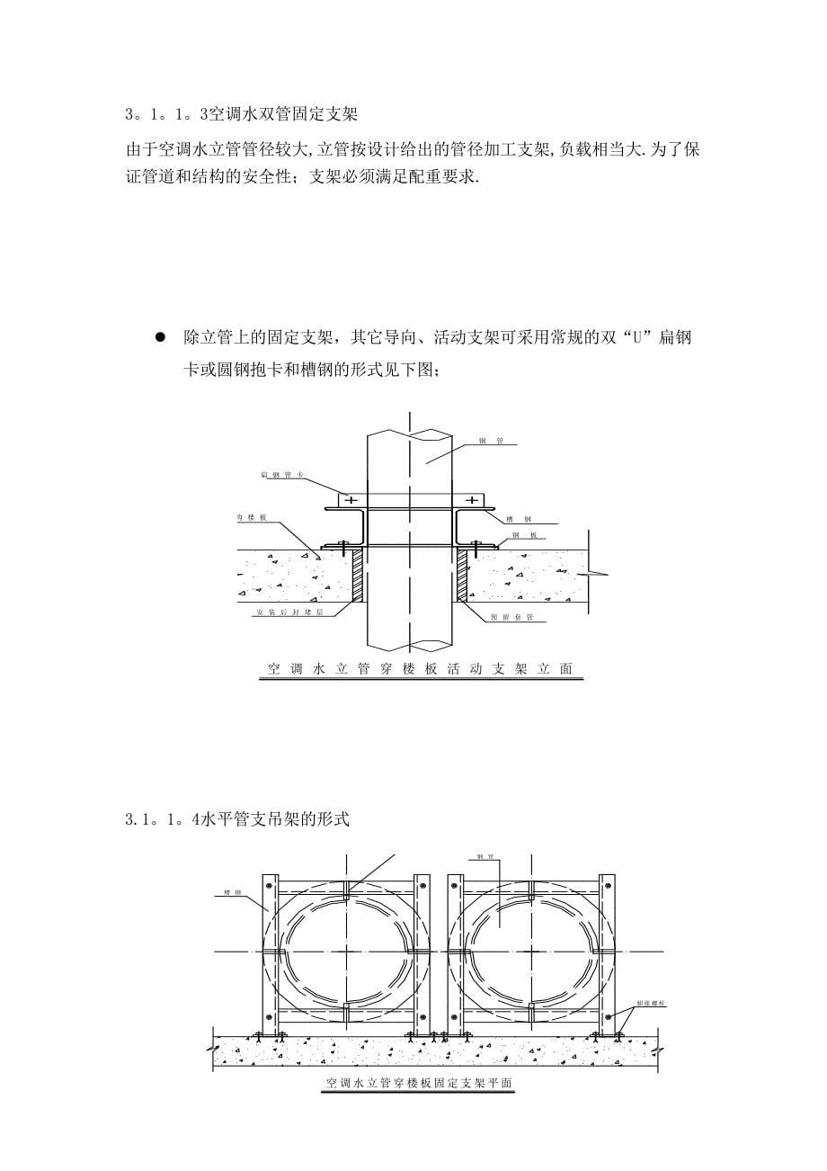 (SOHO六期)管道支架及吊架施工方案_第5页