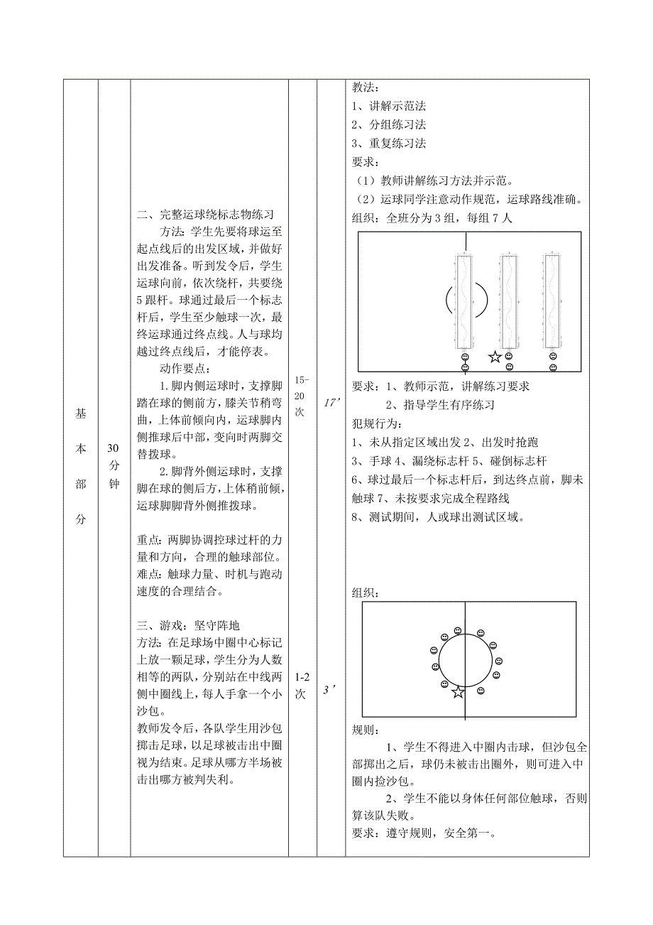 足球运球教案[精选文档]_第3页