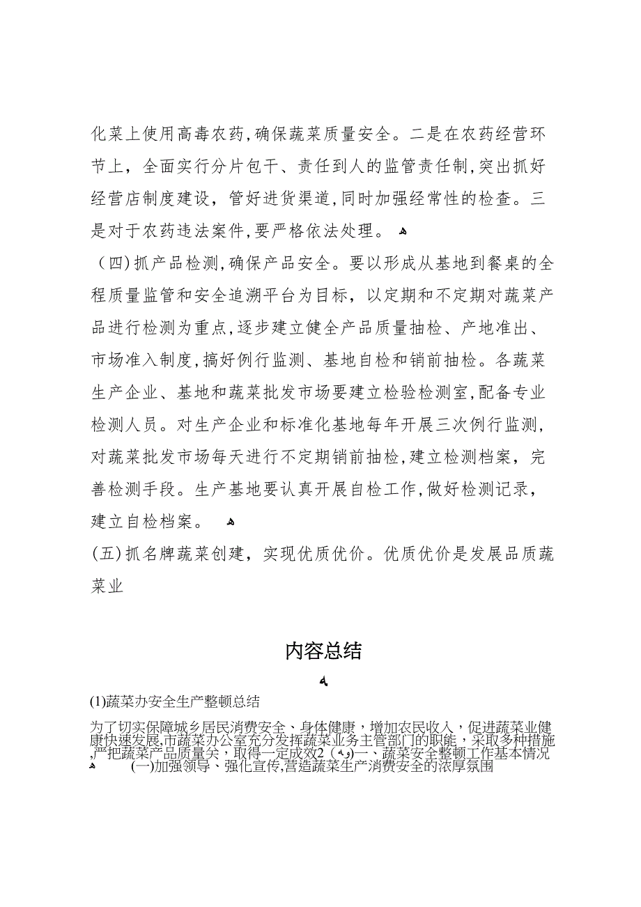 蔬菜办安全生产整顿总结_第4页