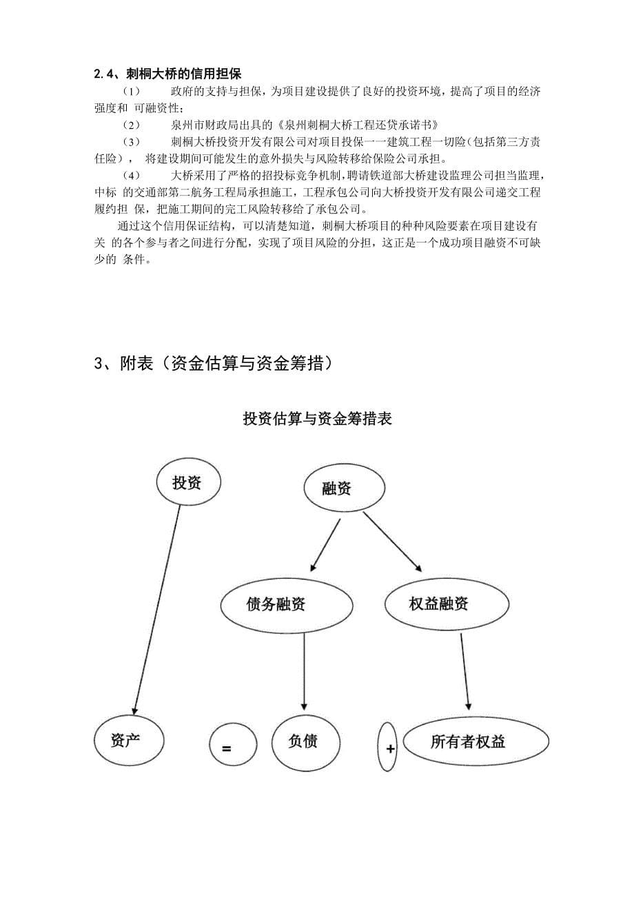 刺桐大桥项目融资_第5页