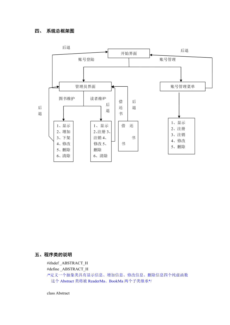 C++课程设计报告数据库应用的图书管理系统_第4页