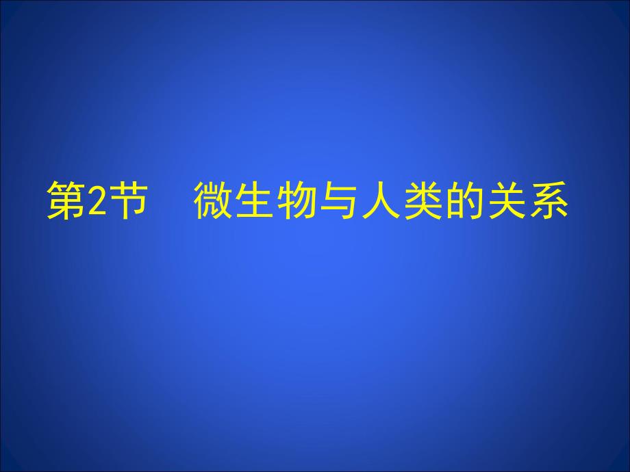 北师大版初中生物八上第五单元18.2微生物与人类的关系课件_第1页