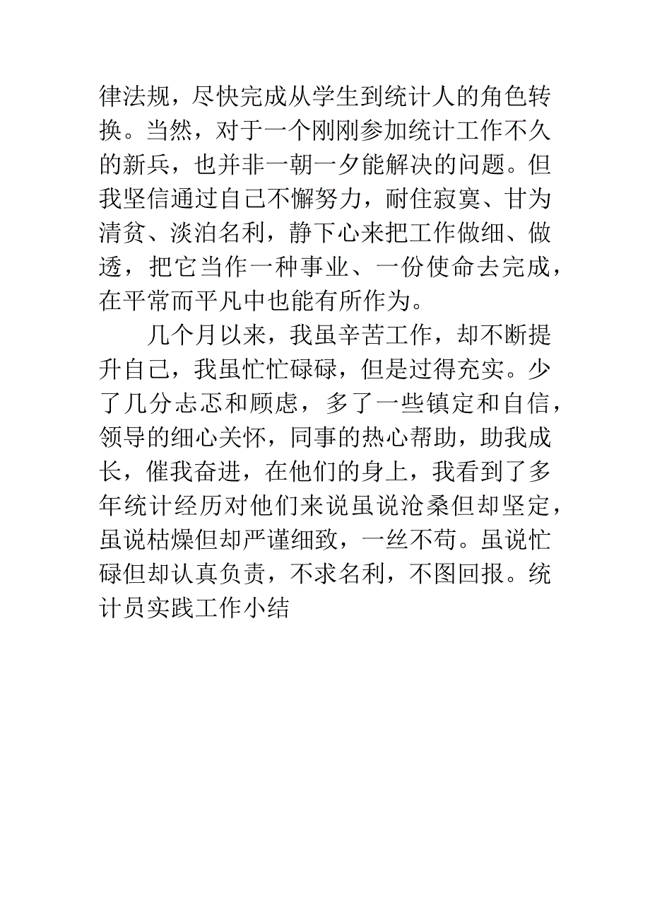 统计员实践工作小结.docx_第3页