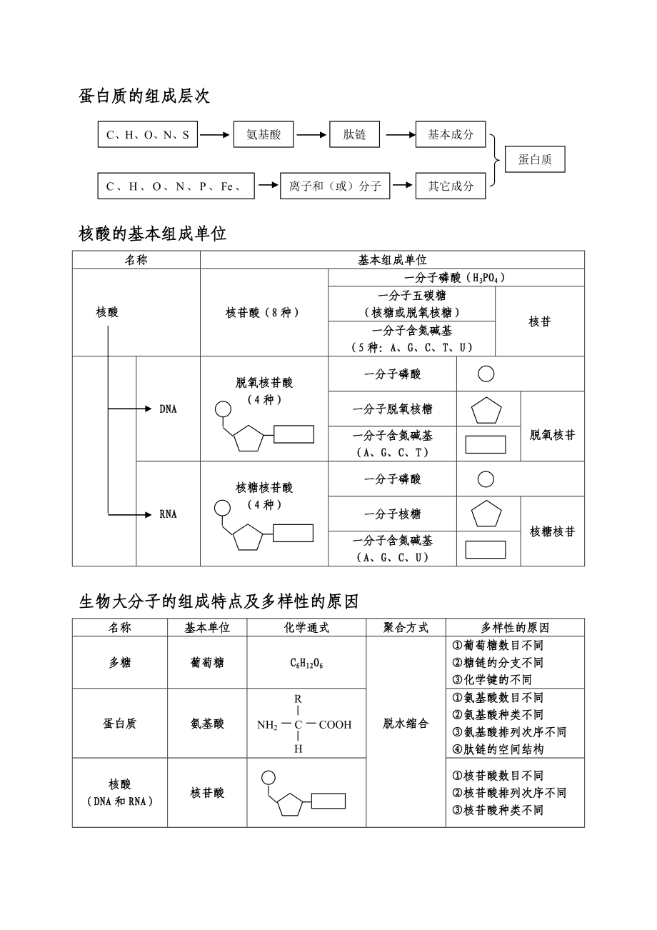 高中生物知识点总结(全)_第3页