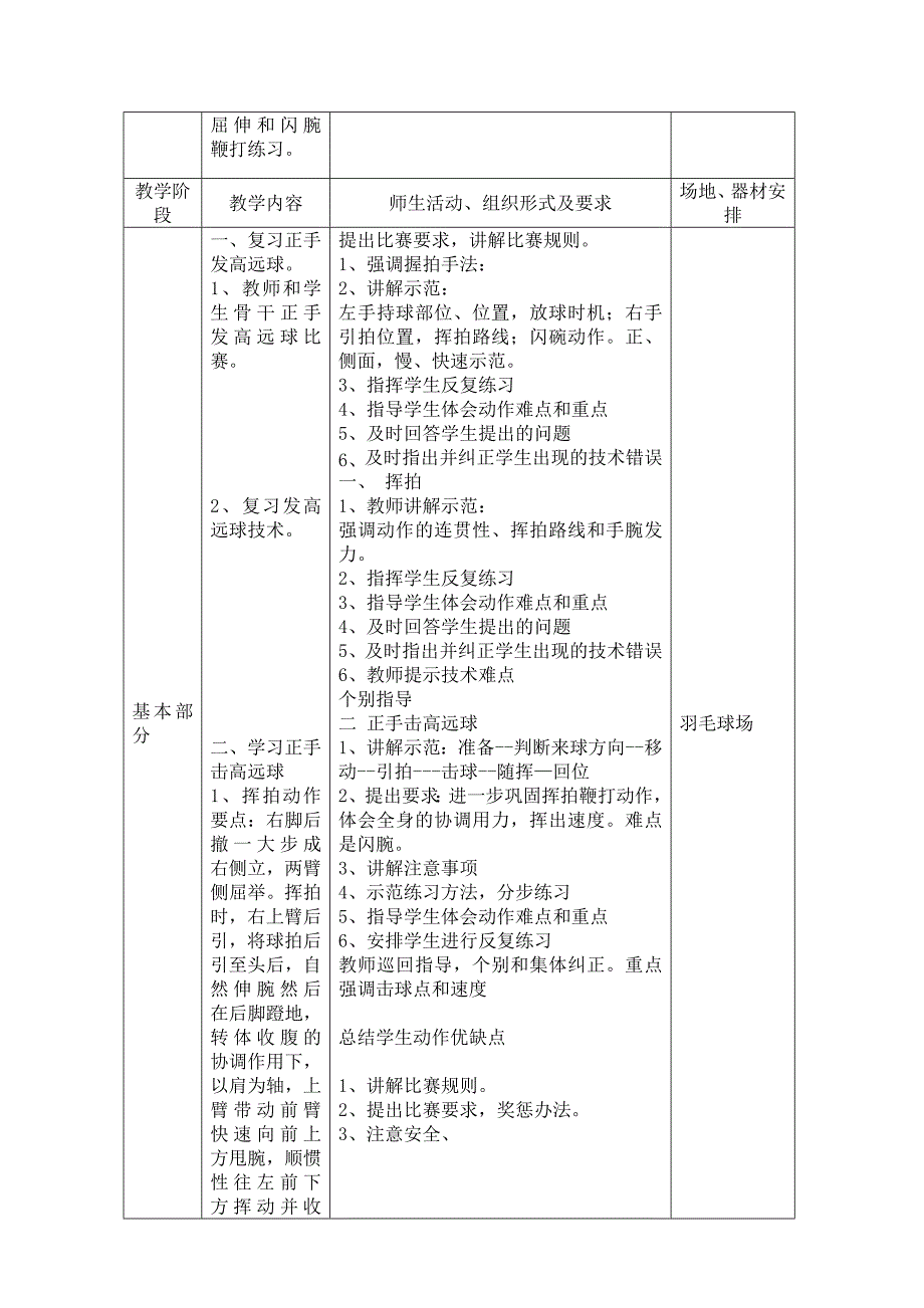 羽毛球模块体育教学计划设计.doc_第4页