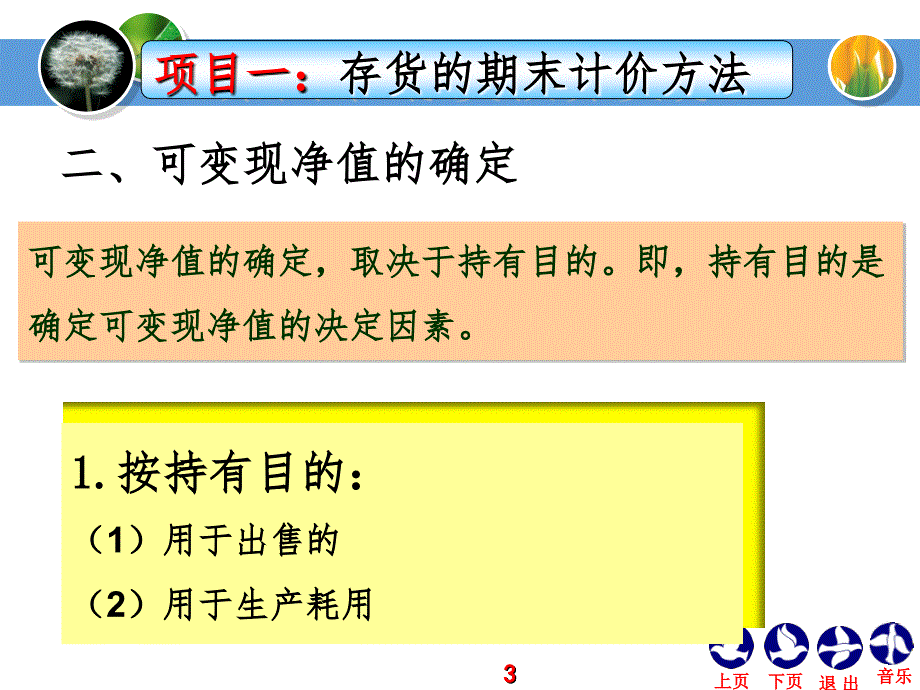 存货期末计价的方法课堂PPT_第3页