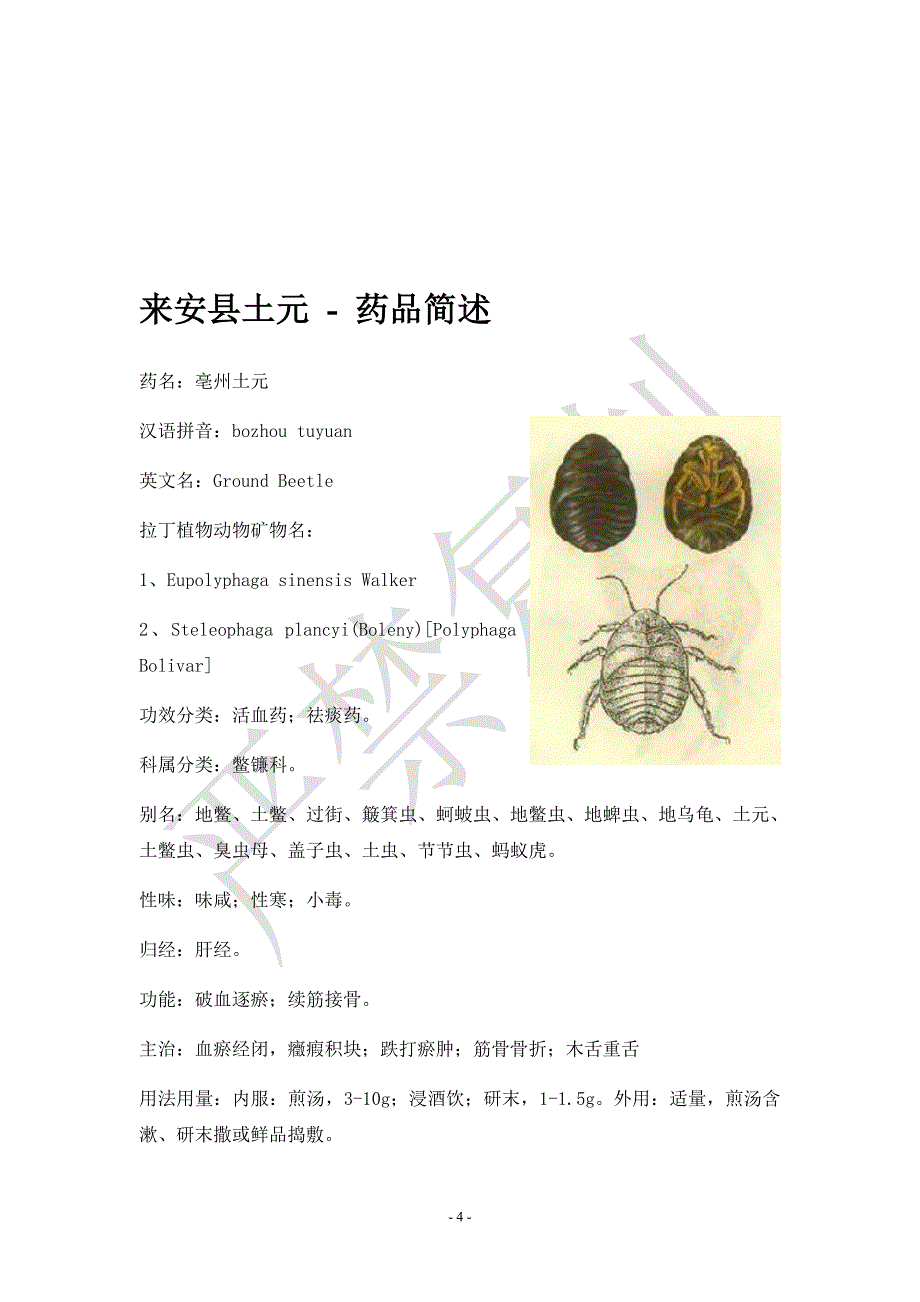 来安县土元品种介绍.doc_第4页