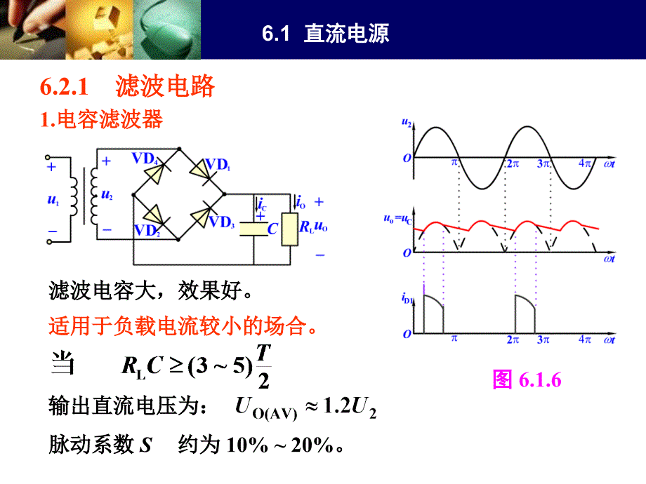 计算机电路基础第6章-直流电源课件_第4页