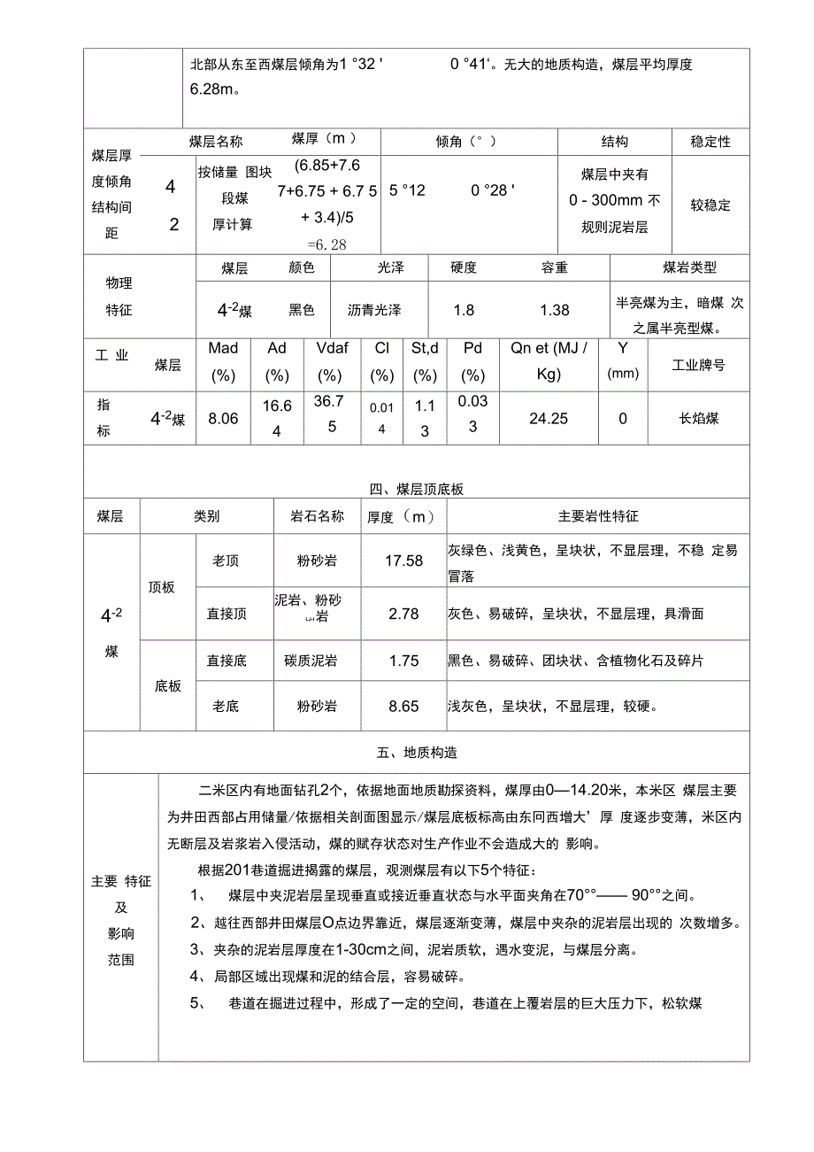 照金矿业公司二采区地质说明书_第4页