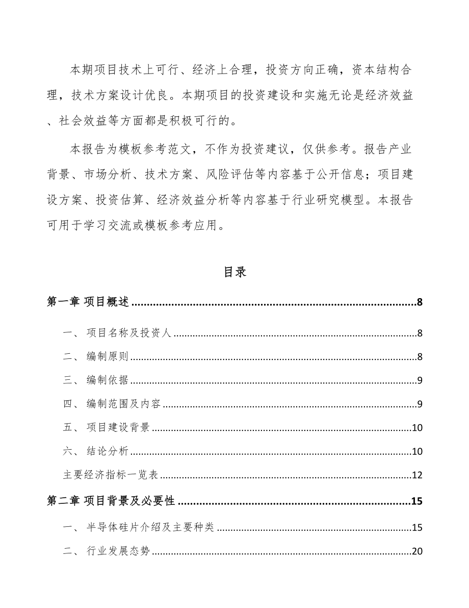 广州半导体硅片项目可行性研究报告_第3页