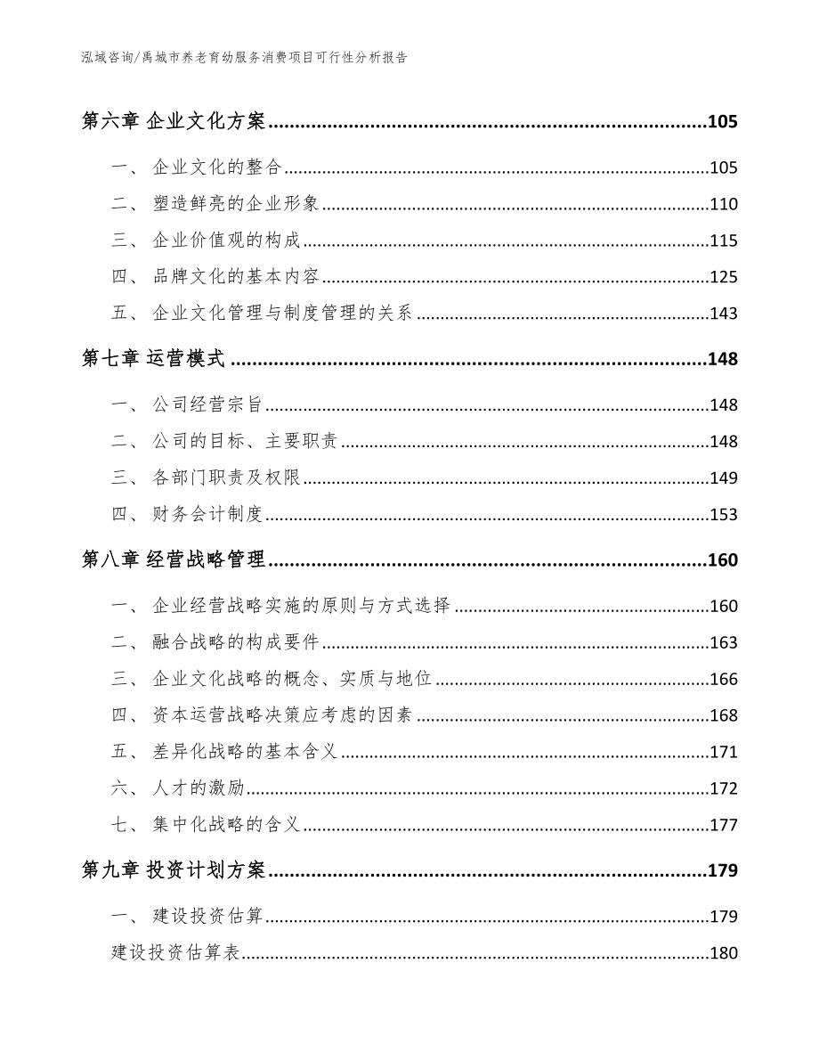 禹城市养老育幼服务消费项目可行性分析报告（模板）_第3页