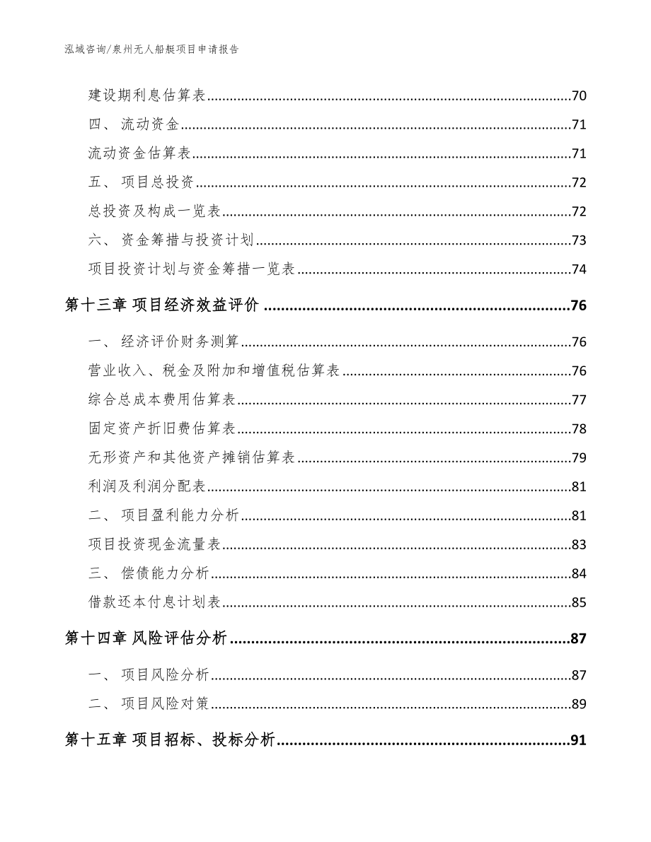 泉州无人船艇项目申请报告范文模板_第4页