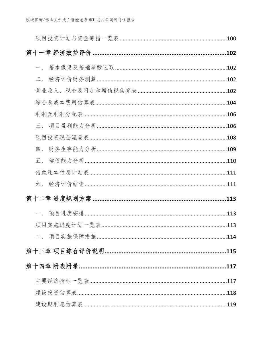 佛山关于成立智能电表MCU芯片公司可行性报告【模板】_第5页