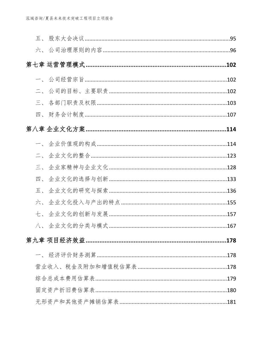 夏县未来技术突破工程项目立项报告_第5页
