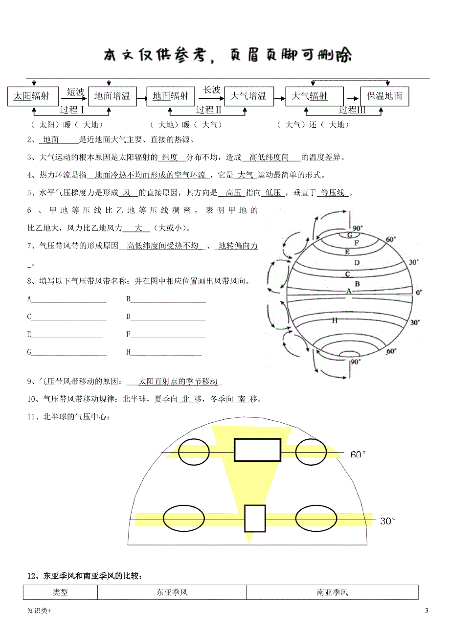 地理默写汇总 (答案版)[学习资料]_第3页