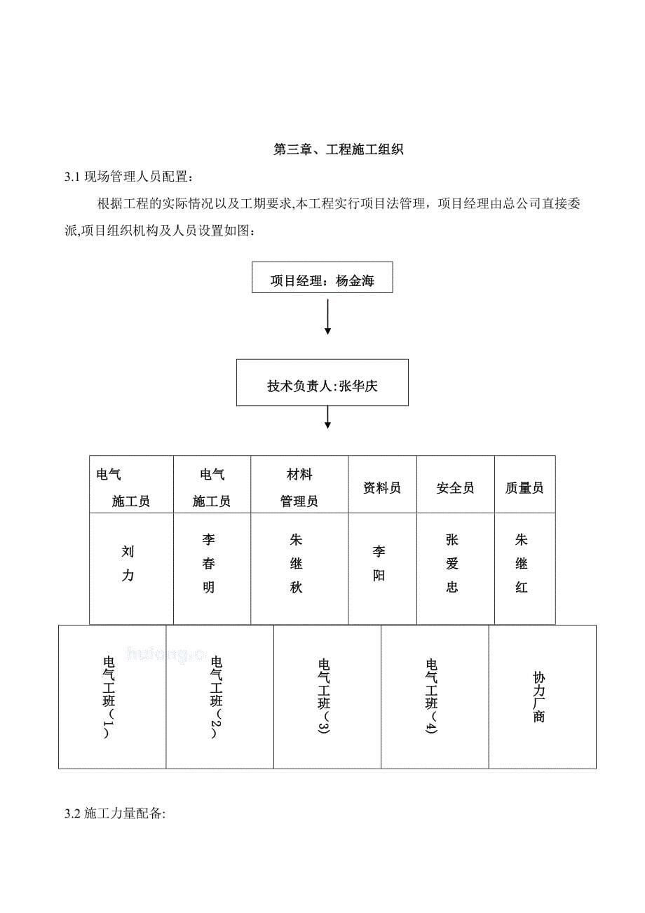 【整理版施工方案】建筑电气施工组织设计_第5页