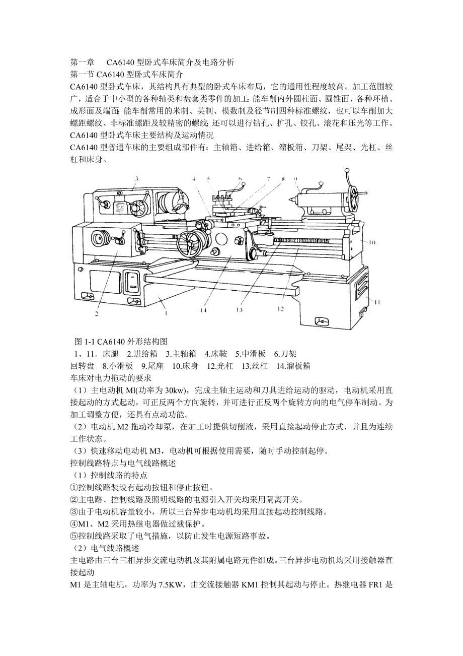 毕业设计（论文）车床控制线路的PLC改造_第5页