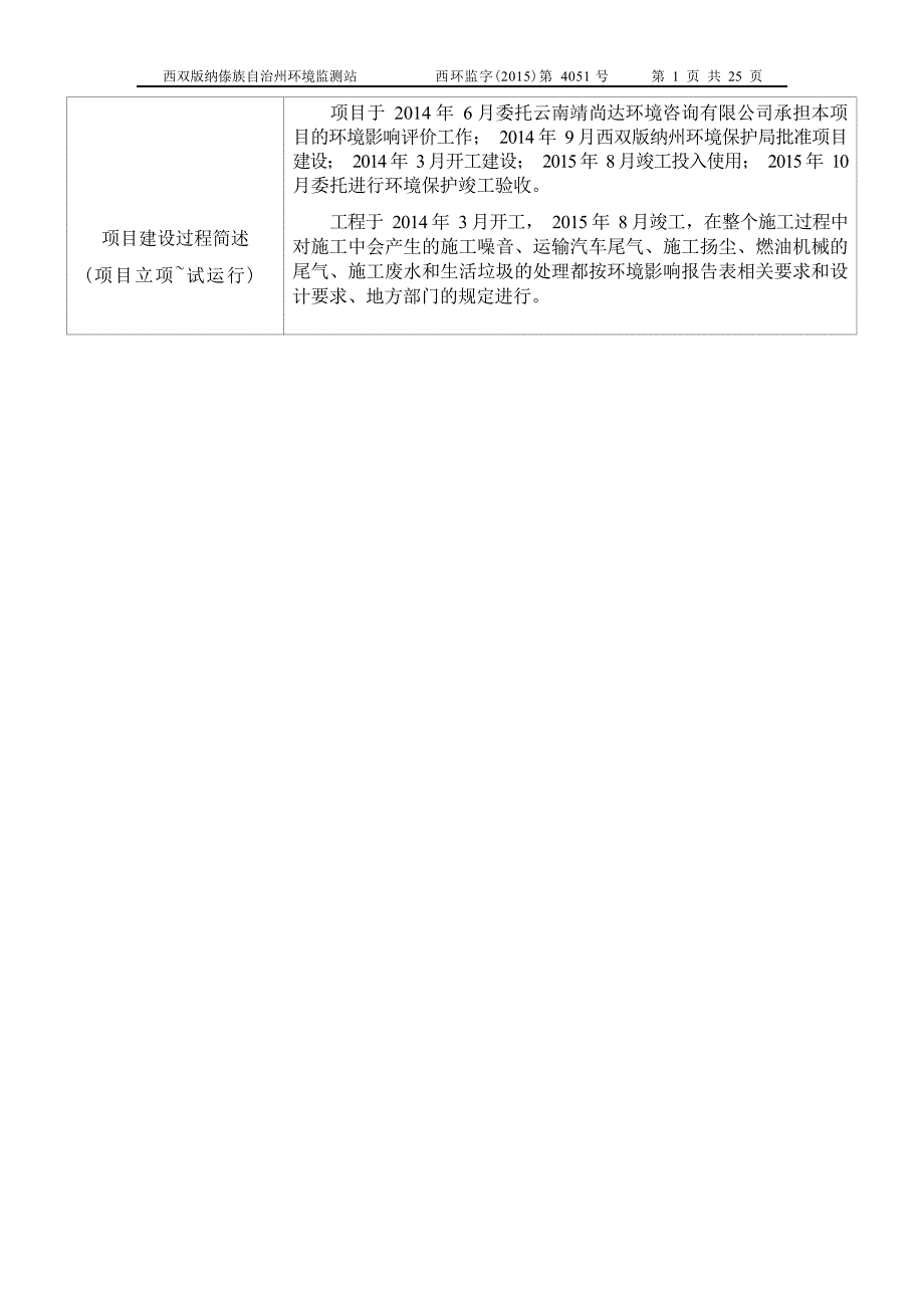 西双版纳国际旅游度假区住宅 2-4-2 期建设项目竣工环境保护验收调查表.docx_第4页