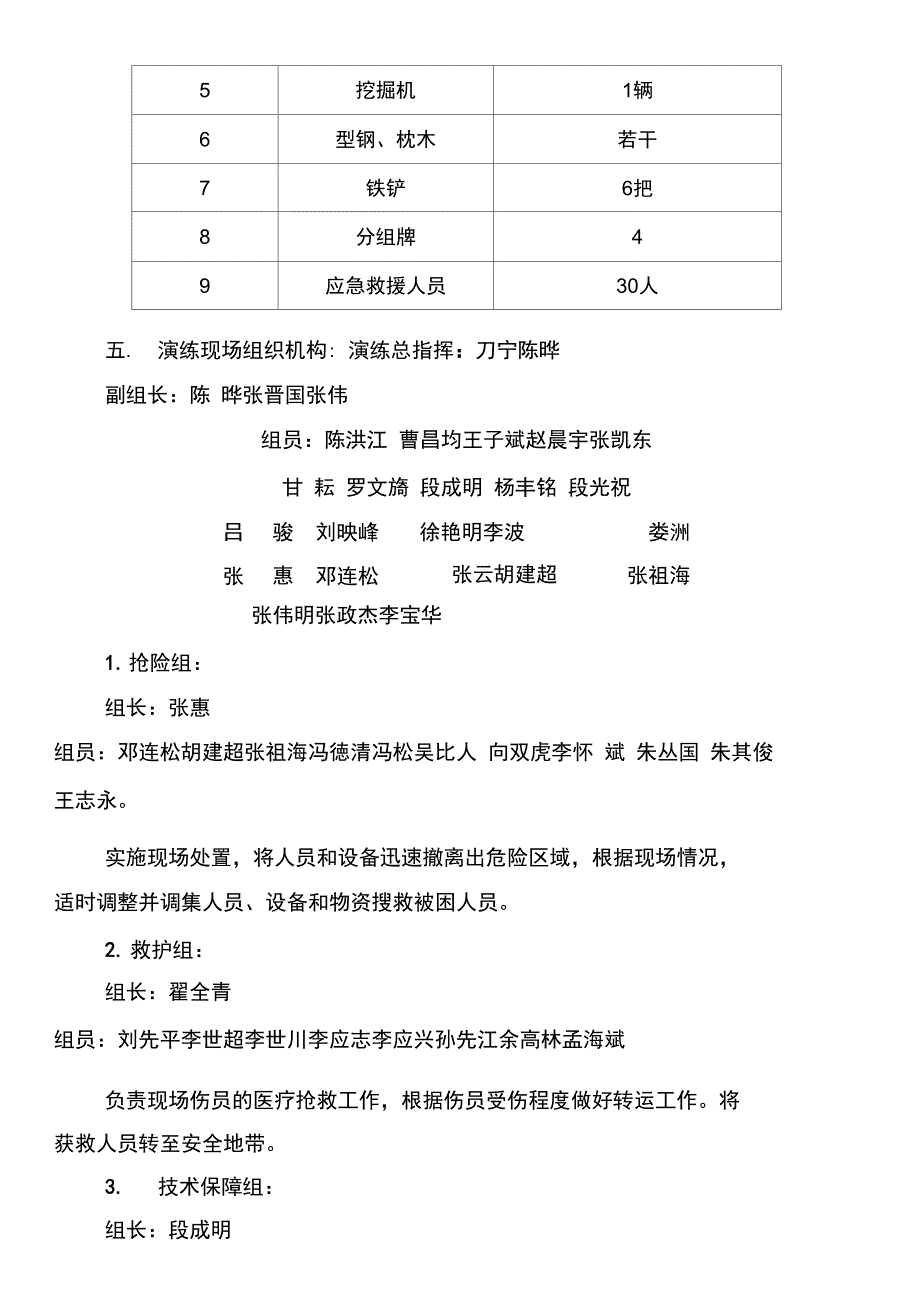 隧道防坍塌事故应急预案演练_第3页