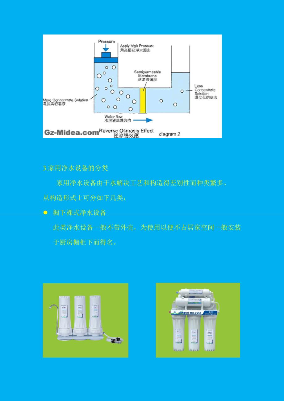 厨下式5级RO反渗透净水设备介绍_第4页