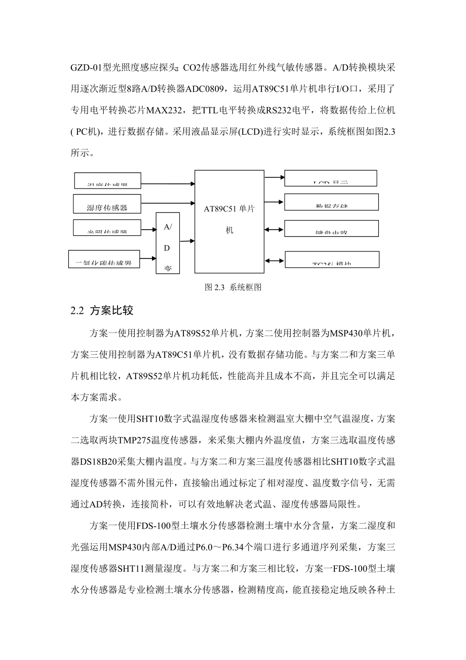 基于物联网技术的温室大棚控制系统设计电科样本.doc_第4页