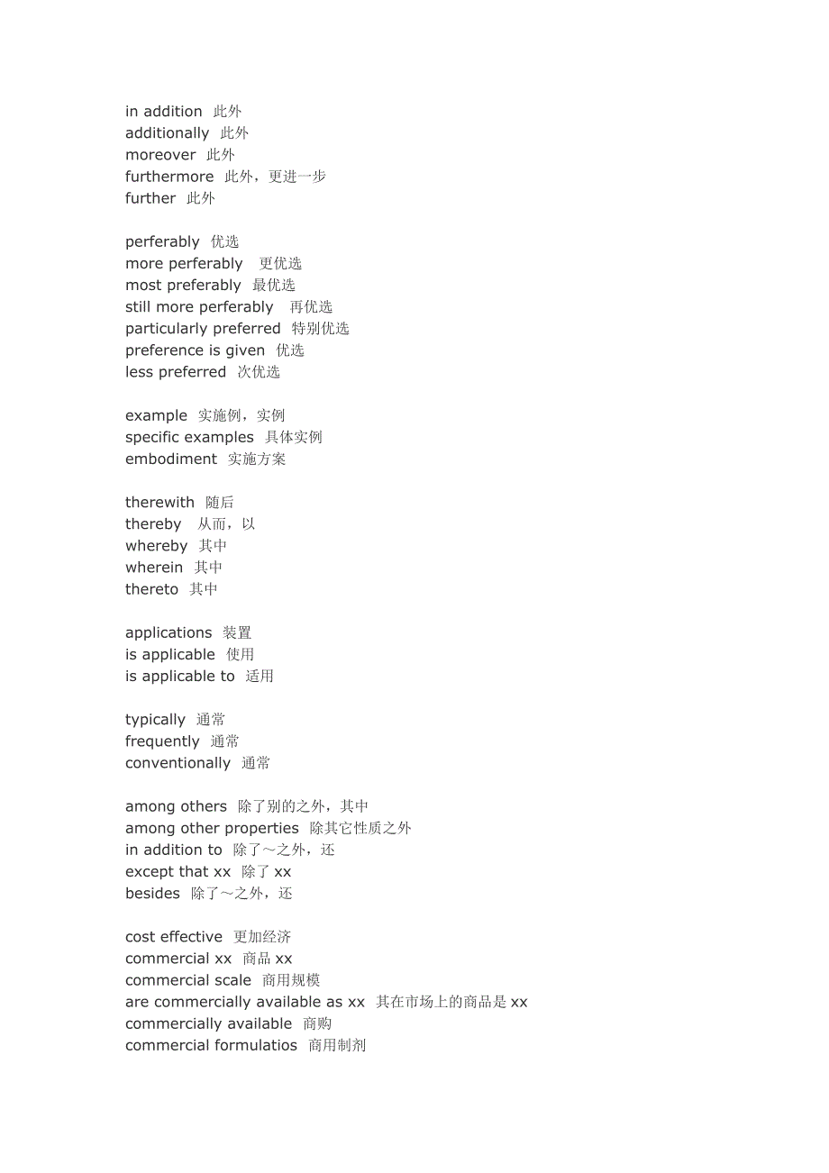 专利审查协作中心笔试重点词汇(仅供参考).doc_第3页