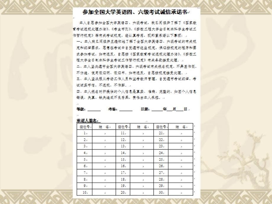 2014年6月全国大学英语四六级考试考务工作培训会_第5页