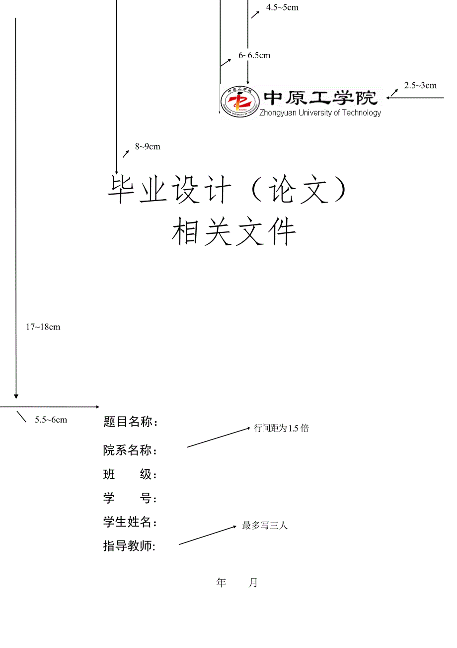 2015届毕业设计相关文件模板_第1页