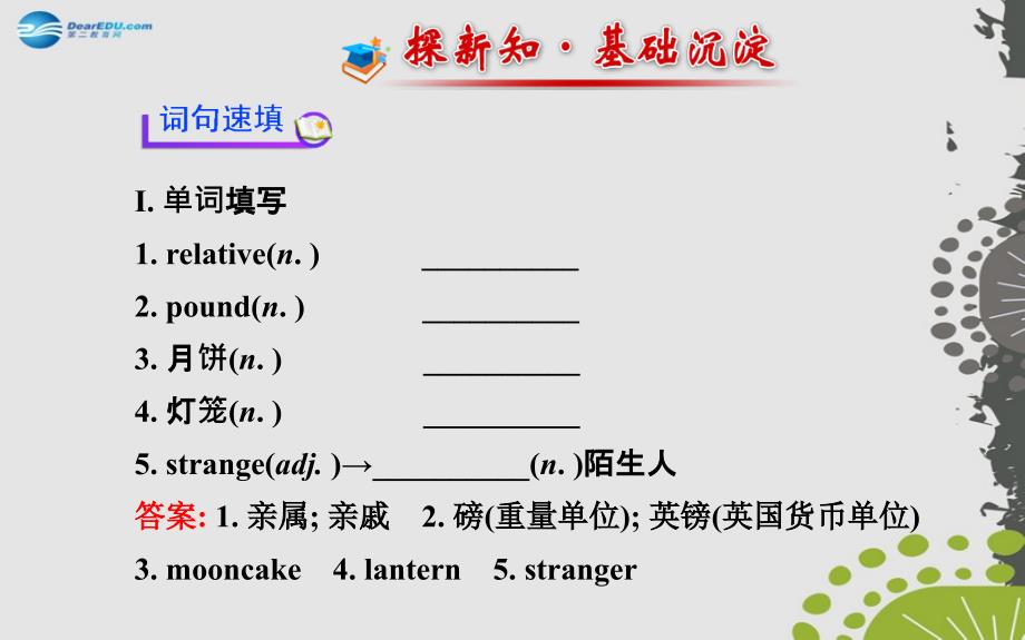 九年级英语全册 Unit 2 I think that mooncakes are delicious Section A（1a—2d） 课件_第2页