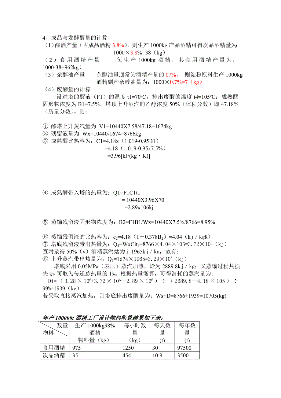 年产10万吨酒精工厂设计(蒸煮糖化车间)物料衡算.doc_第4页