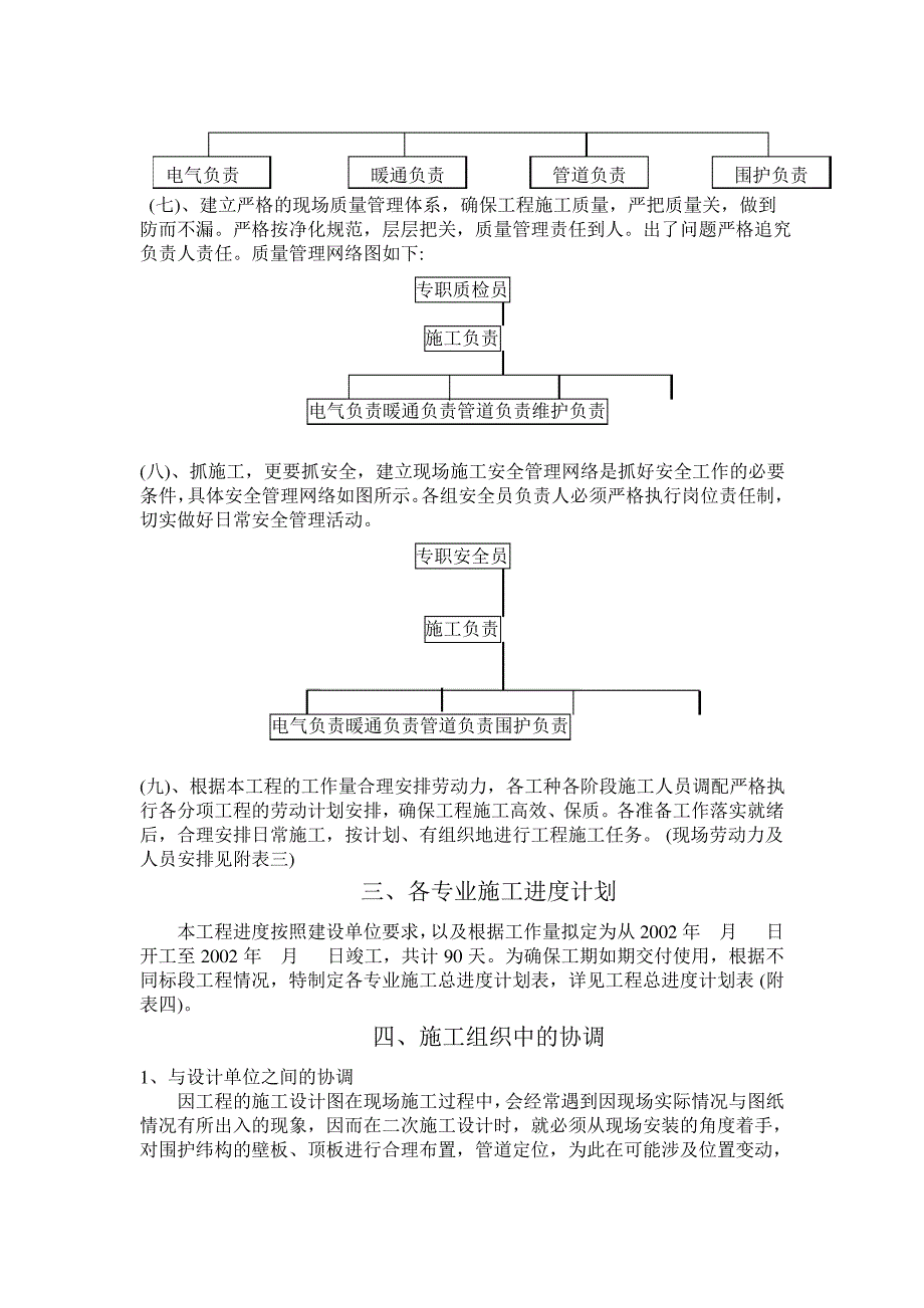 洁净空调工程施工组织设计_第3页