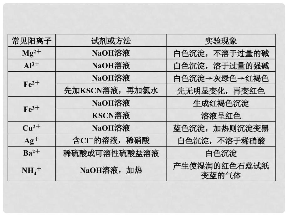 高考化学一轮总复习 热点专题系列2 离子推断题课件 新人教版.ppt_第5页