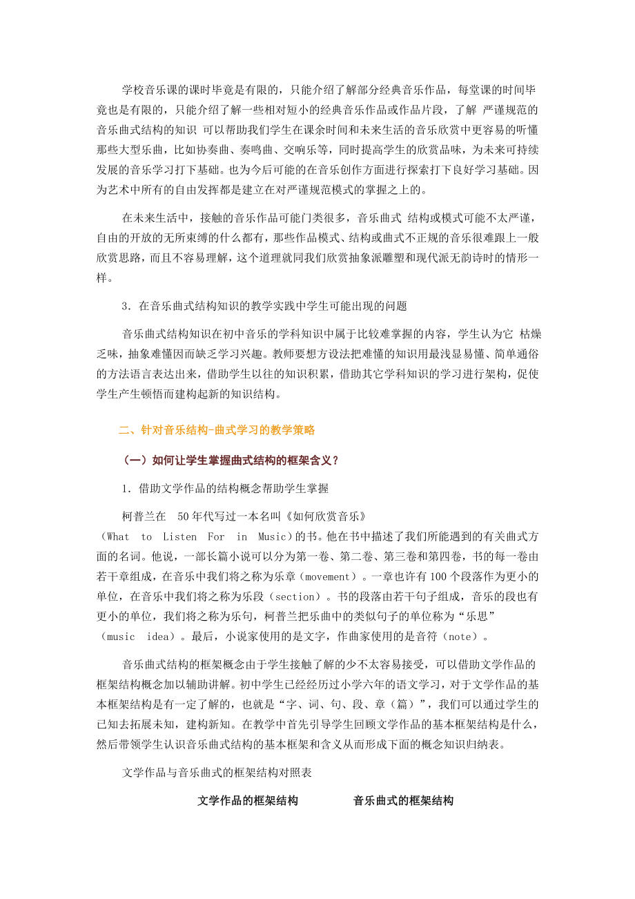 专题讲座“西方音乐常用曲式结构学习的教学策略_第4页