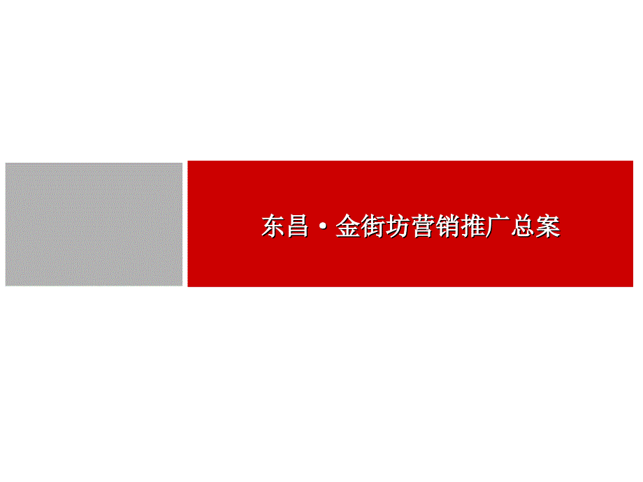 东昌金街坊营销推广总案 47P_第1页