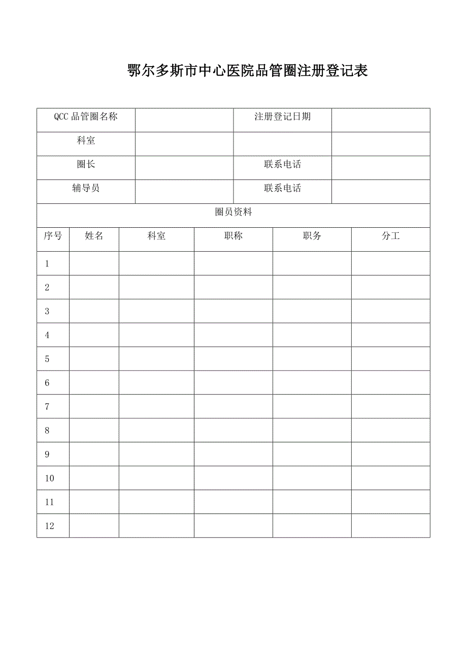 鄂尔多斯市中心医院品管圈操作指导手册.docx_第4页