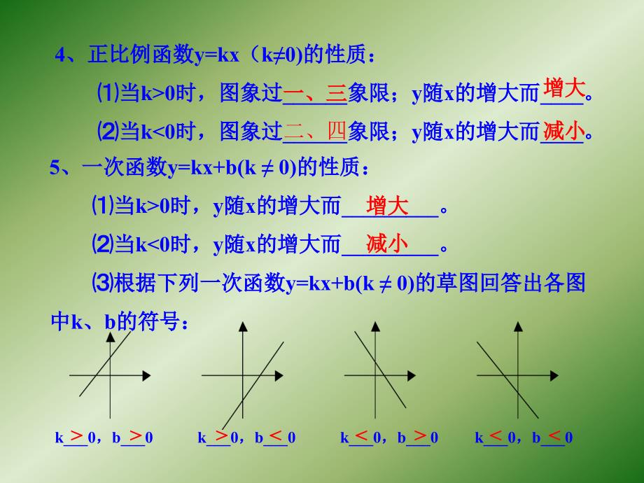 中考复习课件 一次函数复习_第3页