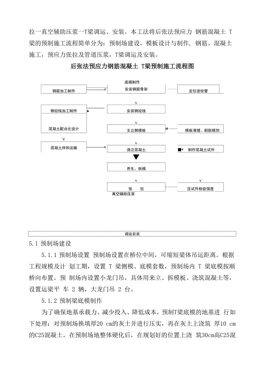 后张法预应力50米T梁预制施工工法_第3页