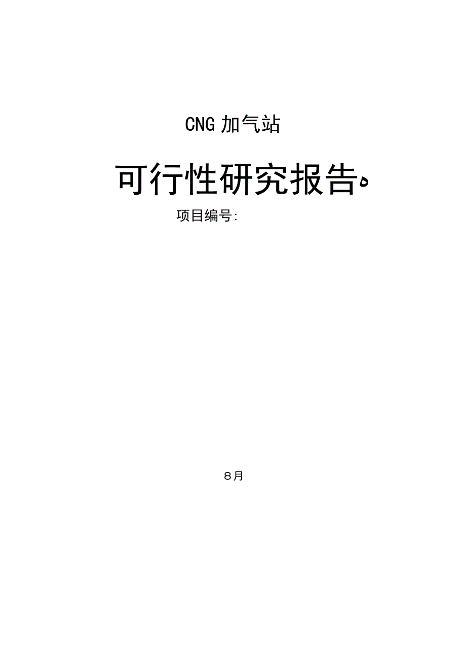 CNG加气站可研性报告_第1页