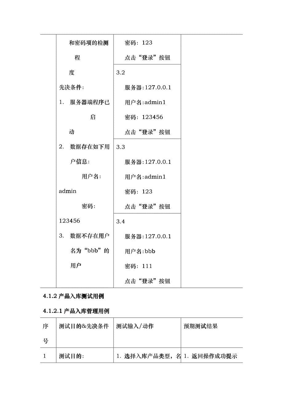 仓库管理系统测试计划_第5页