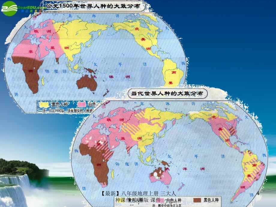 最新八年级地理上册三大人种课件_第4页