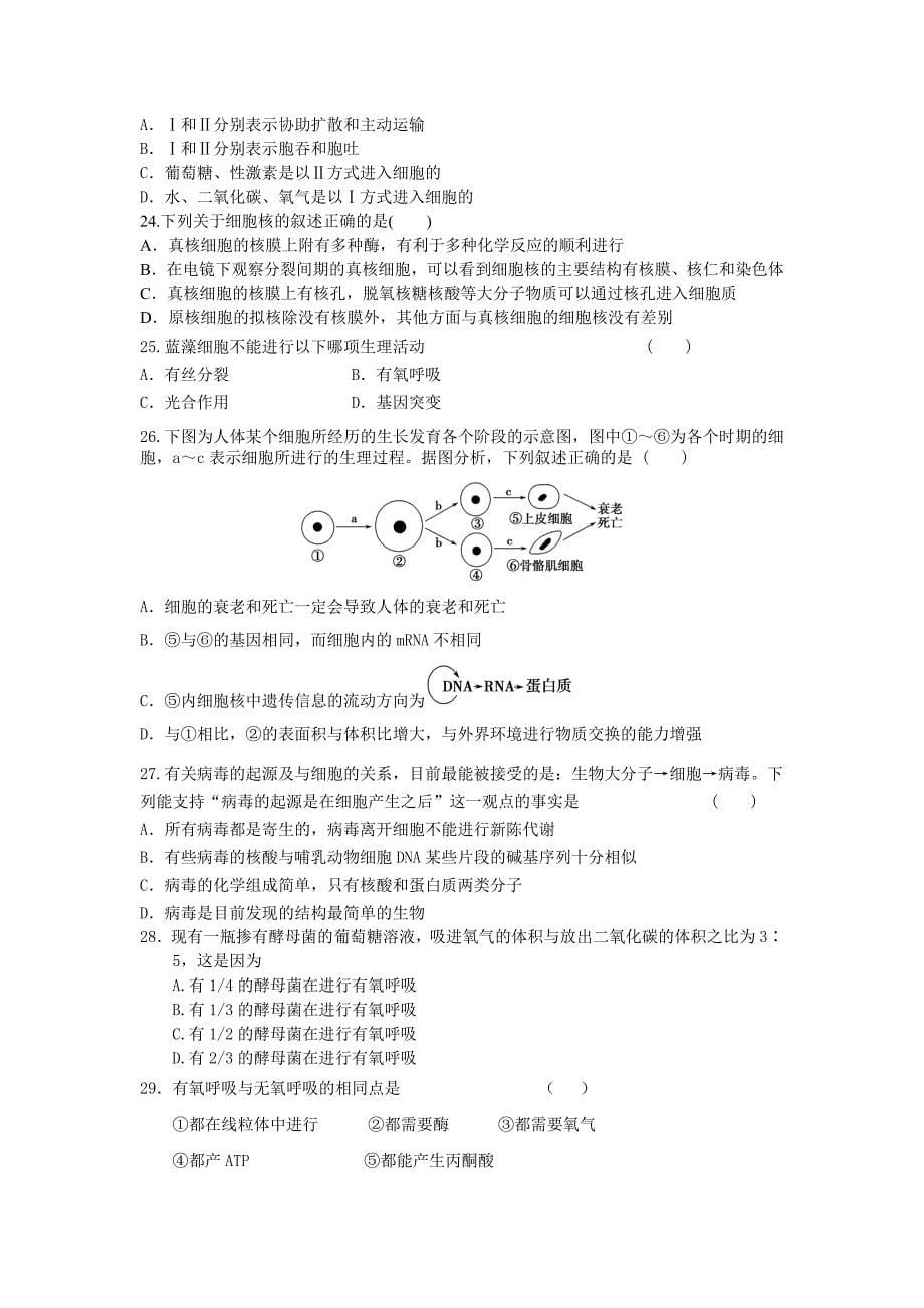 生物月考试题2.doc_第5页