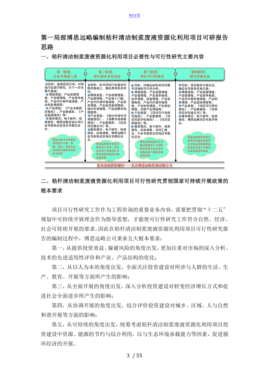 秸秆清洁制浆废液资源化利用项目立项及贷款用工作可行性研究报告材料编制机构服务流程及案例展示_第4页