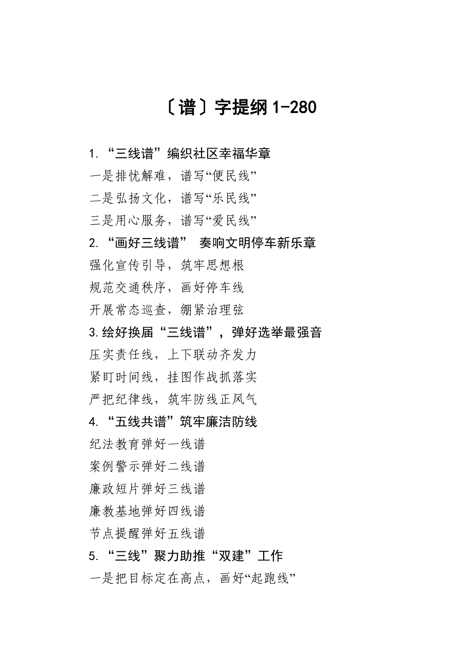 2021写作素材谱字提纲.doc_第1页