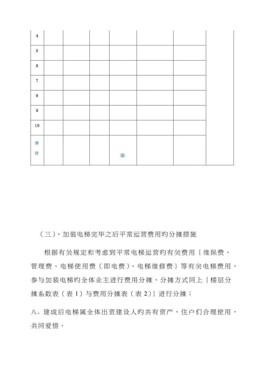 旧楼加装电梯项目协议书_第5页